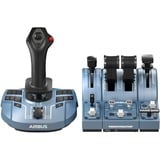 Thrustmaster TCA Captain Pack X Airbus Edition Nero, Grigio USB Joystick + leva di controllo del motore Analogico PC, Xbox, set Nero, Joystick + leva di controllo del motore, PC, Xbox, Pulsanti direzionali, Pulsante Menu, Pulsante Seleziona, Pulsante Condividi, View button, Analogico, Cablato, USB