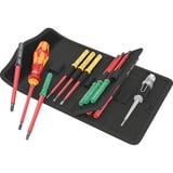 Wera Kraftform Kompakt VDE 16 Universal 1 Tool Finder, 16 pezzi, Cacciavite rosso/Giallo