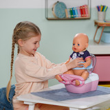 ZAPF Creation BABY born Toilet, Bambole mobili BABY born Toilet, Water per bambole, 3 anno/i, Batterie richieste, Effetti audio supportati