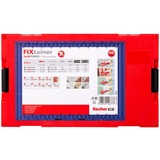 fischer FixTainer - DuoPower 536162, Tassello grigio chiaro/Rosso
