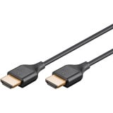 goobay Cavo HDMI sottile ad alta velocità con Ethernet, 8K @ 60Hz Nero