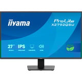 iiyama ProLite X2792QSU-B1 Monitor PC 68,6 cm (27") 2560 x 1440 Pixel Quad HD Nero, Monitor LED Nero (opaco), 68,6 cm (27"), 2560 x 1440 Pixel, Quad HD, 3 ms, Nero