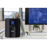 APC SMC1500IC gruppo di continuità (UPS) A linea interattiva 1,5 kVA 900 W 8 presa(e) AC Nero, A linea interattiva, 1,5 kVA, 900 W, Sinusoidale, 170 V, 300 V