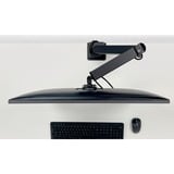 ARCTIC X1-3D 109,2 cm (43") Scrivania Nero, Base per monitor Nero (opaco), Morsa, 10 kg, 109,2 cm (43"), 100 x 100 mm, Regolazione altezza, Nero