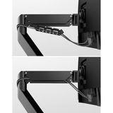 ARCTIC X1-3D, Base per monitor Nero (opaco)