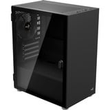 Aerocool CS111 Mini Tower Nero, Chassis Tower Nero, Mini Tower, PC, Nero, micro ATX, Mini-ITX, SPCC, Acciaio, Casa/ufficio