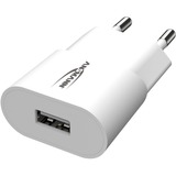 Ansmann HC105 Bianco Interno, Caricabatterie bianco, Interno, AC, 5 V, Bianco