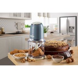 Ariete 438, Tritatutto Vintage, Chopper e Tritaghiaccio, 2 velocità, 4 lame in Acciaio Inox, Tazza graduata 600 ml, 400 W, BeigeTritatutto a 2 velocità , 2 pulsanti e 4 lame in Acciaio Inox. Tritaverdure e Tritaghiaccio. Tazza graduata da 600ml., Trituratore celeste/crema