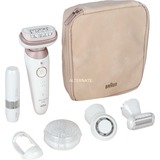 Braun 7500435225274, Epilatore bianco/Oro rosè
