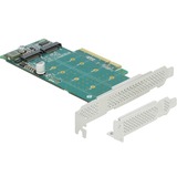 DeLOCK 89045 scheda di interfaccia e adattatore Interno M.2 PCIe, M.2, A basso profilo, PCIe 4.0, 5 - 50 °C, -25 - 70 °C