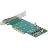 DeLOCK 89045 scheda di interfaccia e adattatore Interno M.2 PCIe, M.2, A basso profilo, PCIe 4.0, 5 - 50 °C, -25 - 70 °C
