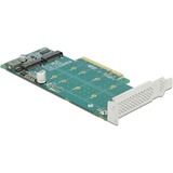 DeLOCK 89045 scheda di interfaccia e adattatore Interno M.2 PCIe, M.2, A basso profilo, PCIe 4.0, 5 - 50 °C, -25 - 70 °C