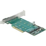 DeLOCK 89045 scheda di interfaccia e adattatore Interno M.2, Controllore PCIe, M.2, A basso profilo, PCIe 4.0, 5 - 50 °C, -25 - 70 °C