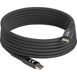 DeLOCK Cavo USB-C 2.0 con rivestimento tessile magnetico Nero