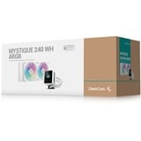 DeepCool MYSTIQUE 240 ARGB, Raffreddamento ad acqua bianco