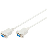 Digitus Cavo di collegamento Null-Modem beige