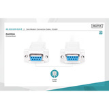 Digitus Cavo di collegamento Null-Modem beige