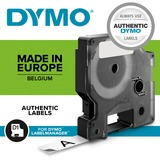 Dymo D1 - Standard Etichette - Nero su bianco - 12mm x 7m Nero su bianco, Poliestere, Belgio, -18 - 90 °C, DYMO, LabelManager, LabelWriter 450 DUO