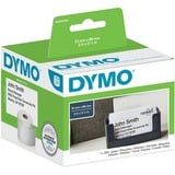Dymo LW - Biglietti per appuntamento/badge nominativi - 51 x 89 mm - S0929100, Etichetta bianco, Bianco, Etichetta per stampante non adesiva, Carta, Rettangolo, LabelWriter, 5,1 cm
