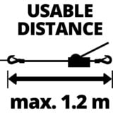 EINHELL TC-LW 1000 1000 kg rosso, 1000 kg, 2,2 m, 4,8 mm