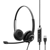 EPOS | Sennheiser | SENNHEISER IMPACT SC 260 USB MS II Auricolare Cablato A Padiglione Ufficio USB tipo A Nero Nero, Cablato, Ufficio, 50 - 18000 Hz, 89 g, Auricolare, Nero