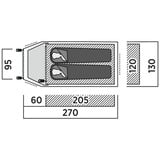 Easy Camp Tenda a cupola Setesdal 2 verde oliva