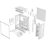 Fractal Design Meshify 3 Ambience Pro RGB Clear Tint, Chassis Tower bianco