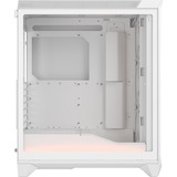 Fractal Design Meshify 3 Ambience Pro RGB Clear Tint, Chassis Tower bianco