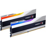 G.Skill Trident Z RGB Z5 memoria 32 GB 2 x 16 GB DDR5 5200 MHz argento, 32 GB, 2 x 16 GB, DDR5, 5200 MHz, 288-pin DIMM, Nero, Bianco