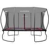 HUDORA 4Square Trampolino 244x366, Attrezzature per il fitness Nero/Rosso