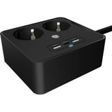 ICY BOX IB-MPS2220B-CH, Ciabatta Nero