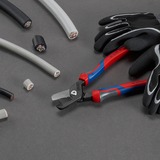 KNIPEX 95 12 225, Pinze di taglio rosso/Blu