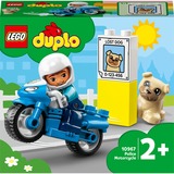 LEGO DUPLO Motocicletta della polizia Set da costruzione, 2 anno/i, Plastica, 5 pz, 124 g