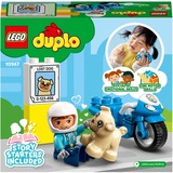 LEGO DUPLO Motocicletta della polizia Set da costruzione, 2 anno/i, Plastica, 5 pz, 124 g