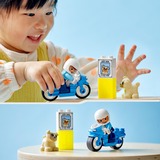 LEGO DUPLO Motocicletta della polizia, Giochi di costruzione Set da costruzione, 2 anno/i, Plastica, 5 pz, 124 g