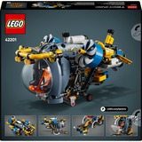 LEGO Technic 42201 Sottomarino per Esplorazioni Abissali, Giocattolo con Eliche Mobili e Cabina Apribile, Giochi Bambini 9+, Giochi di costruzione Giocattolo con Eliche Mobili e Cabina Apribile, Giochi Bambini 9+, Set da costruzione, 9 anno/i, Plastica, 413 pz, 574 g