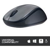 Logitech M235 mouse Ambidestro RF Wireless Ottico 1000 DPI Nero/grigio, Ambidestro, Ottico, RF Wireless, 1000 DPI, Grigio