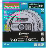 Makita Lama per sega circolare EFFICUT B-57336-2, Ø 165mm, 56 denti 