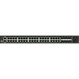 Netgear GSM4248PX Gestito L2/L3/L4 Gigabit Ethernet (10/100/1000) Supporto Power over Ethernet (PoE) Nero, Interruttore Gestito, L2/L3/L4, Gigabit Ethernet (10/100/1000), Supporto Power over Ethernet (PoE), Montaggio rack