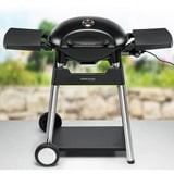 Rommelsbacher Barbecue grill elettrico BBQ 4100/S, con carrello per griglia Nero