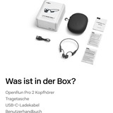 Shokz OpenRun Pro 2 Auricolare Wireless A clip Sport Bluetooth Nero, Headset Nero, Wireless, Sport, 20 - 20000 Hz, 30,3 g, Auricolare, Nero