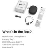 Shokz OpenRun Pro 2 Auricolare Wireless A clip Sport Bluetooth Nero, Headset Nero, Wireless, Sport, 20 - 20000 Hz, 30,3 g, Auricolare, Nero
