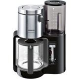 Siemens TC86303 macchina per caffè Macchina da caffè con filtro 1,25 L Nero/antracite, Macchina da caffè con filtro, 1,25 L, 1160 W, Antracite, Argento