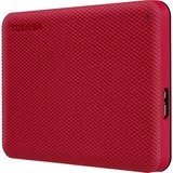 Toshiba Canvio Advance disco rigido esterno 1000 GB Rosso rosso, 1000 GB, 2.5", 2.0/3.2 Gen 1 (3.1 Gen 1), Rosso