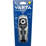 VARTA Dynamo Light LED Nero, Grigio Torcia a mano, Torcia elettrica argento/Nero, Torcia a mano, Nero, Grigio, Plastica, CE, LED, 3 lampada(e)