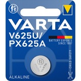 VARTA -V625U Batterie per uso domestico, Batteria Batteria monouso, Alcalino, 1,5 V, 1 pz, 200 mAh, Argento