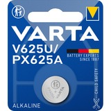 Varta -V625U Batterie per uso domestico Batteria monouso, Alcalino, 1,5 V, 1 pz, 200 mAh, Argento
