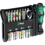Wera 05049020001, Set di bit Nero/Verde