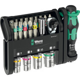 Wera Set modulare Tool-Check 1, con 3 moduli di utensili, Set di bit Nero/Verde