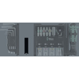 Wera Set modulare Tool-Check 1, con 3 moduli di utensili, Set di bit Nero/Verde